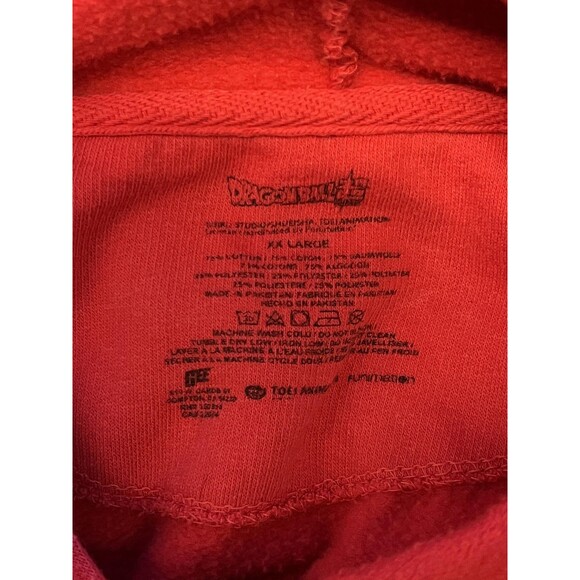 Dragon Ball Super Hoodie Mens 2XL Pink Super Saiyan Rose Anime Pullover Graphic - Picture 7 of 7